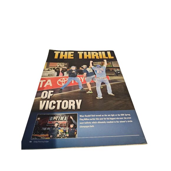 Drag Racing Edge Magazine Enough Noise to Raise the Dead Thrill of Victory Issue - Picture 2 of 8